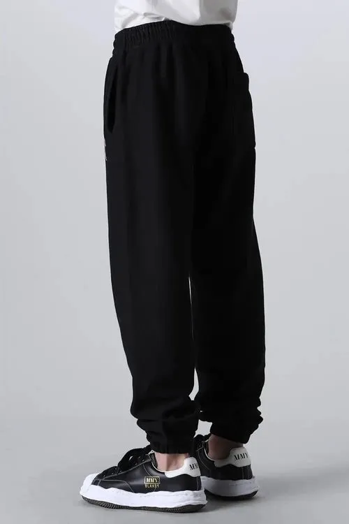 SAINT MICHAEL ARCH SAINT SET PANTS/BLACK The latest SAINT LOGO sweatpants, washed black/gray gray S-XL, custom woven and dyed, black surface and gray bottom fabric, same as the original version, original level straight cracking pulp, original cut and loose fit
